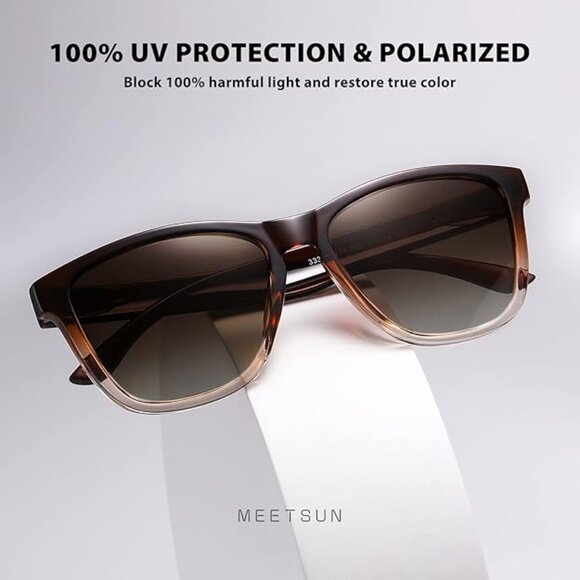 3 Pack Polarized Sunglasses for Women Men Trendy Classic Retro Designer  Style main image 4